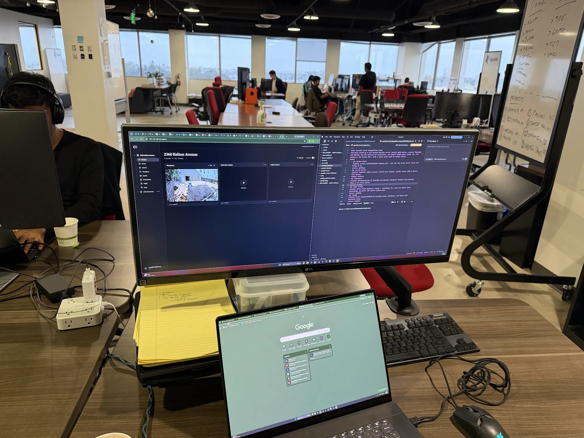 A view inside Cambrian's new Marina del Rey office.