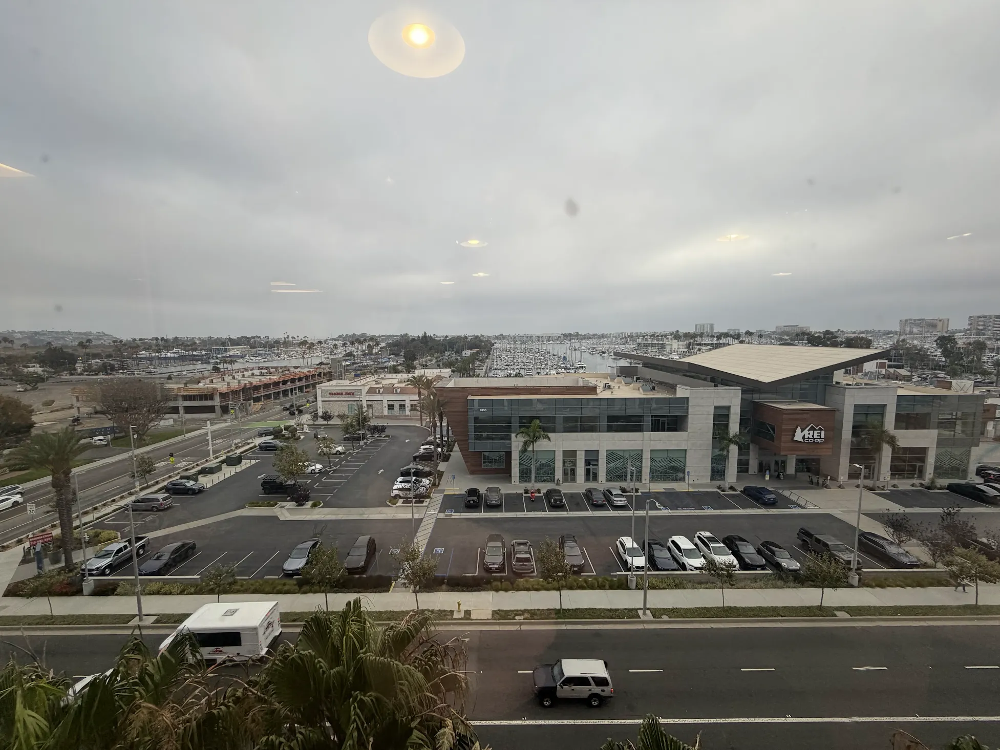 The view from Cambrian's new office across Marina del Rey.